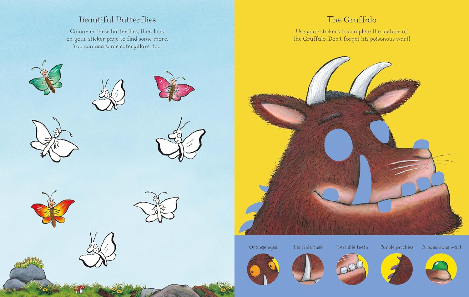The Gruffalo: A First Sticker Book. 250 easy-to-use stickers. - Image 2