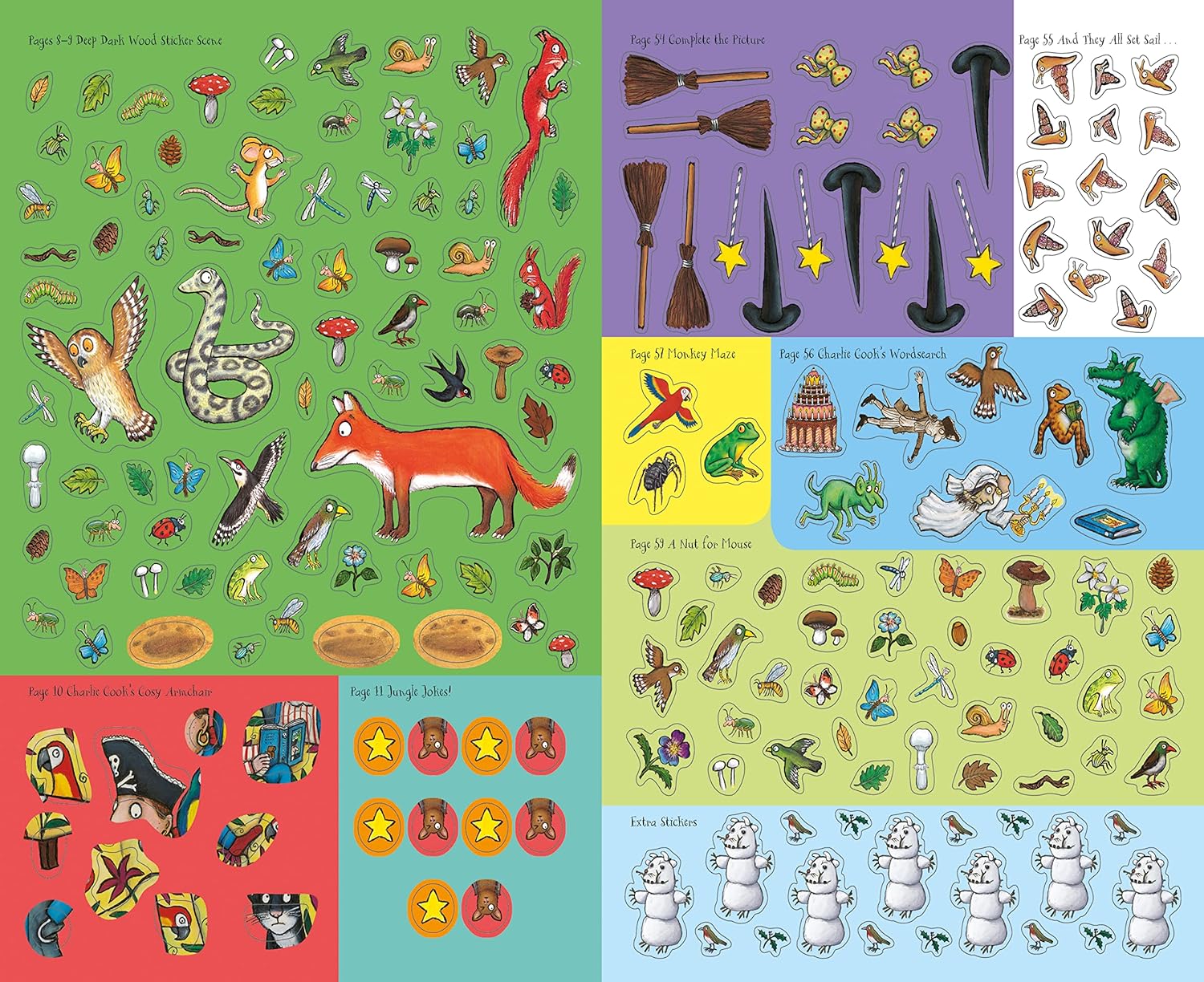 The Gruffalo and Friends Festive Super Sticker Book - Image 2