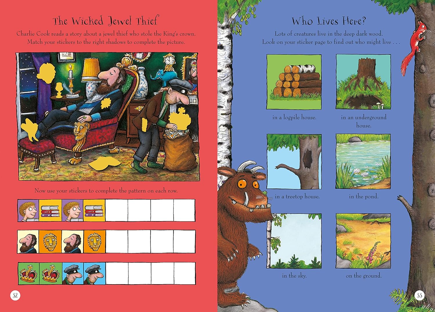 The Gruffalo and Friends Festive Super Sticker Book - Image 3