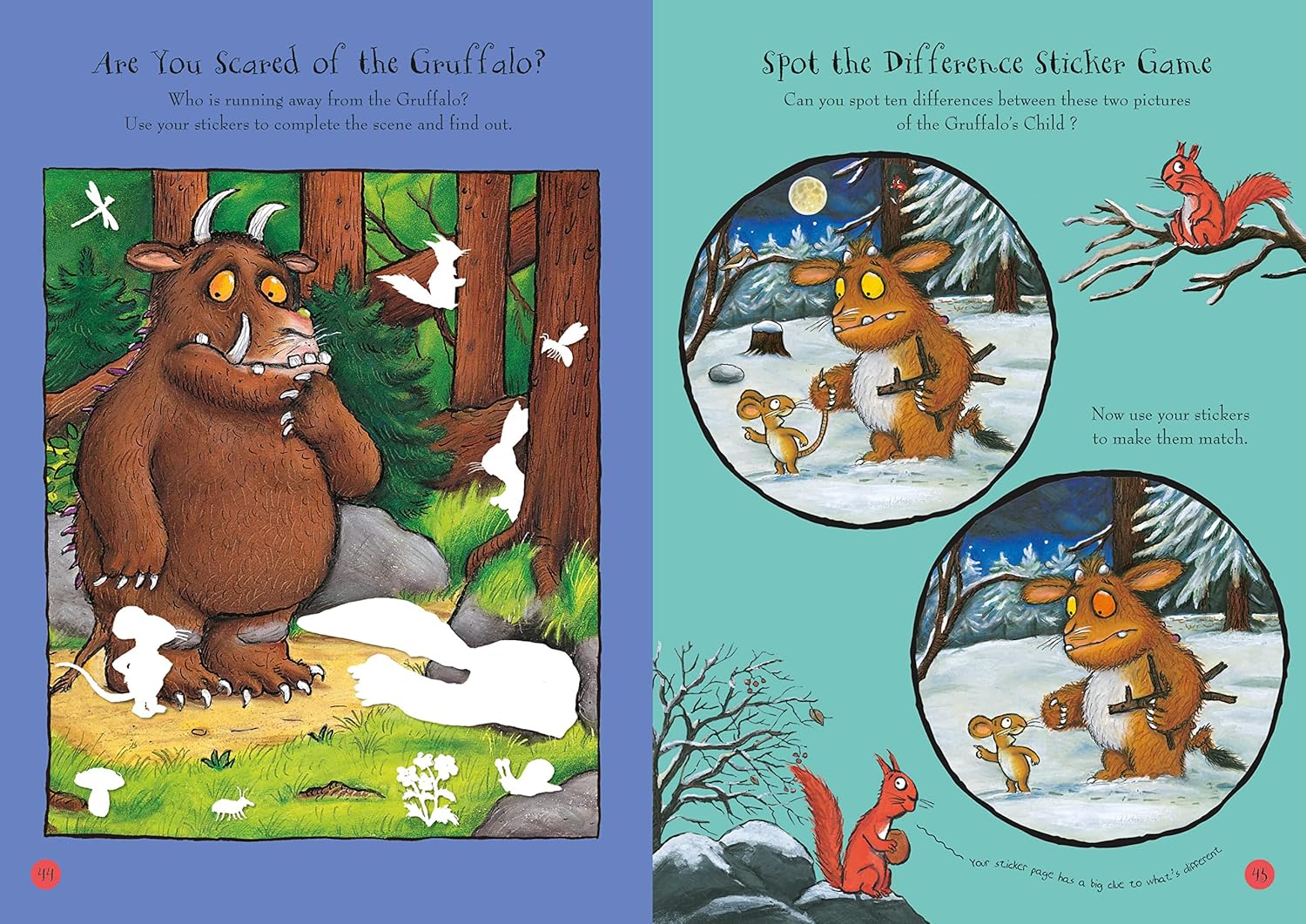 The Gruffalo and Friends Festive Super Sticker Book - Image 5