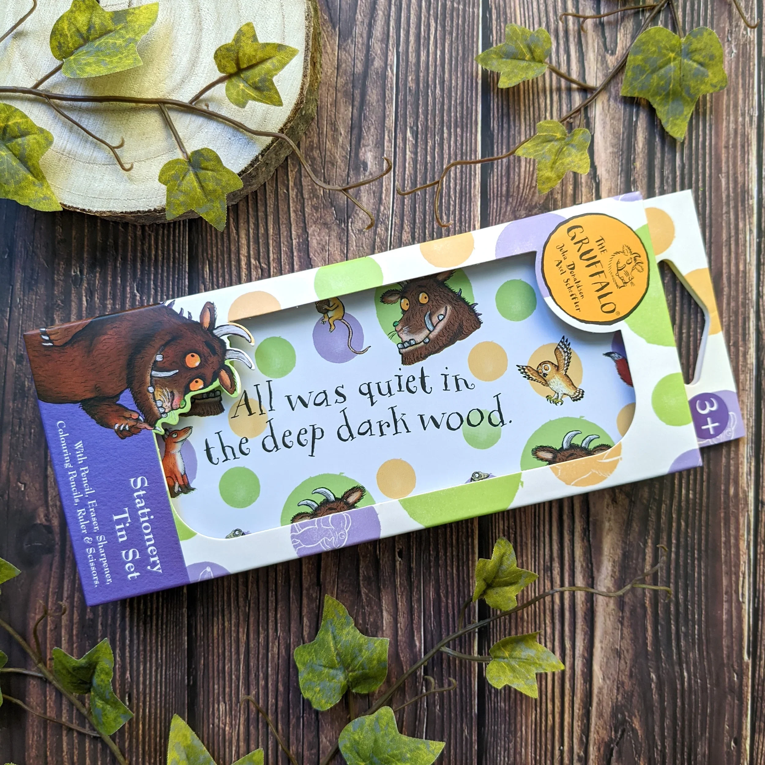 The Gruffalo Children’s Stationery Tin Set - First School Stationery Set - Image 3