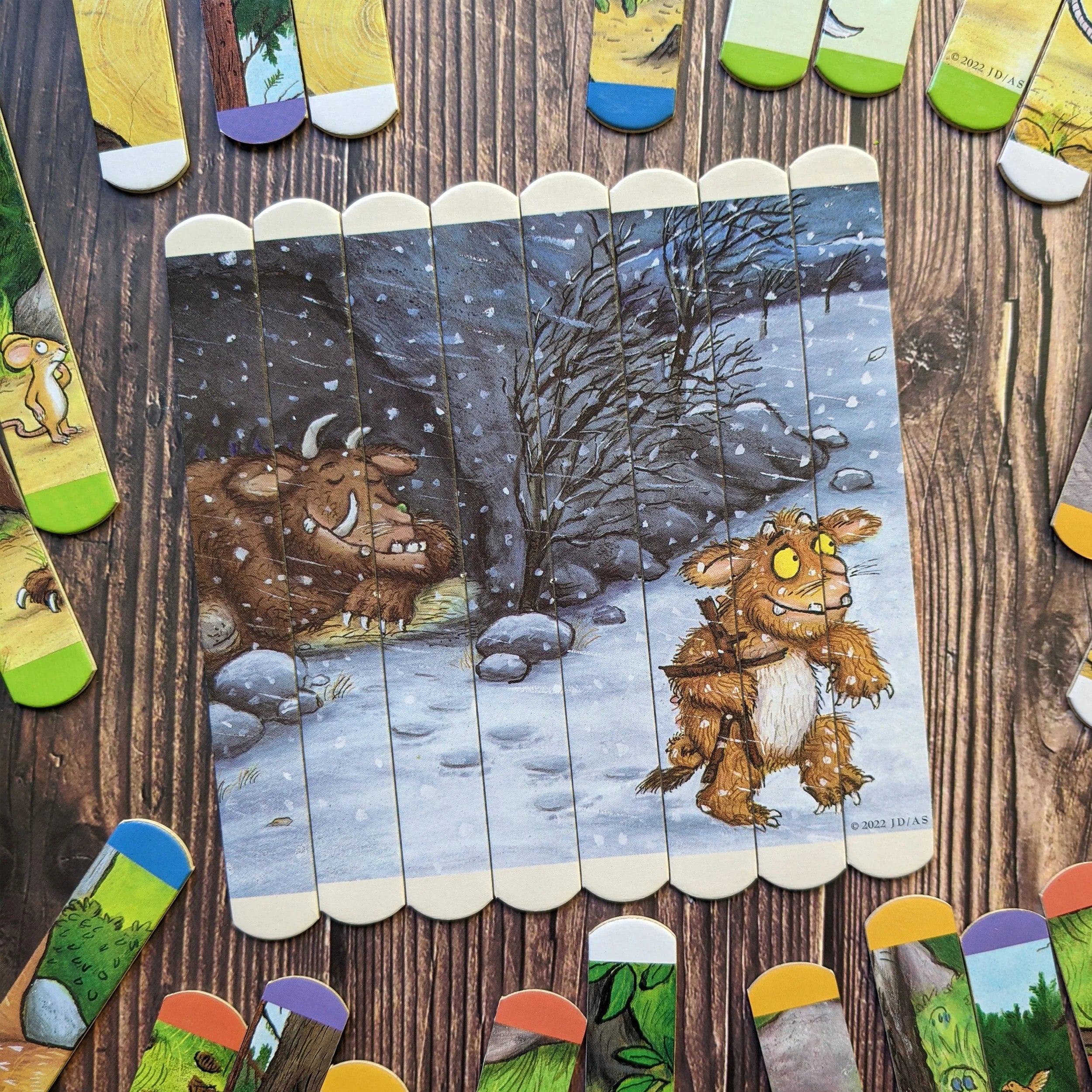 The Gruffalo Lolly Stick Puzzle - Create 5 Double Sided Lolly Stick Scenes - Image 3