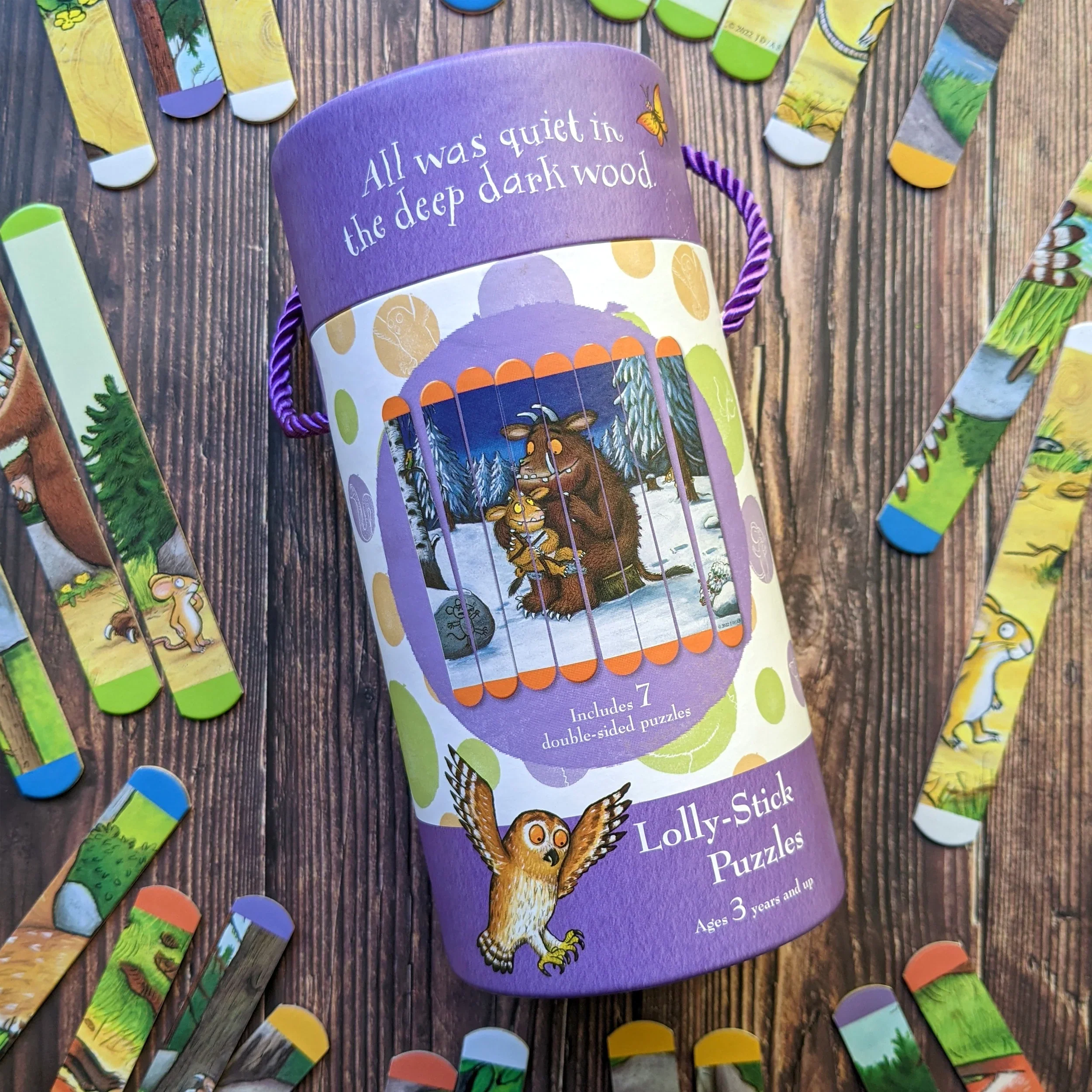 The Gruffalo Lolly Stick Puzzle - Create 5 Double Sided Lolly Stick Scenes - Image 4