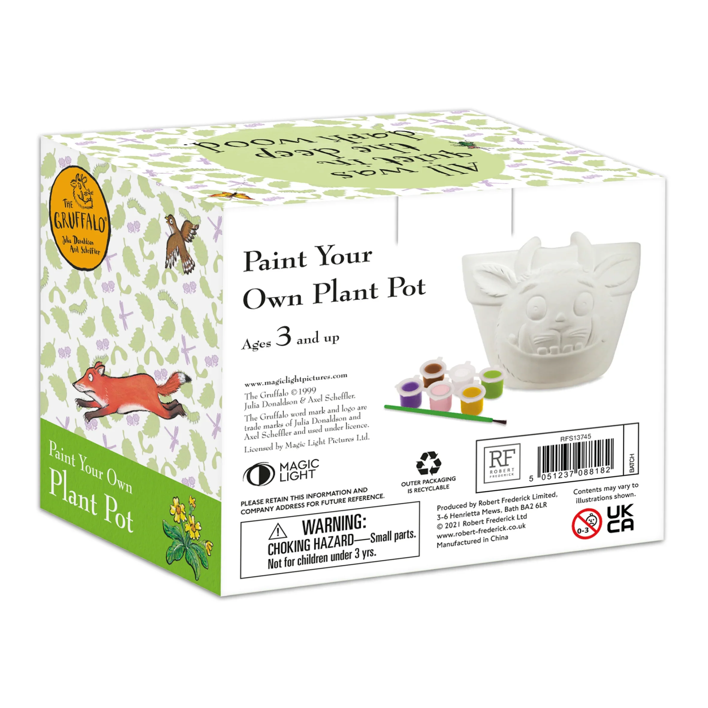 The Gruffalo Paint Your Own Plant Pot - Children's Craft Kit - Image 3