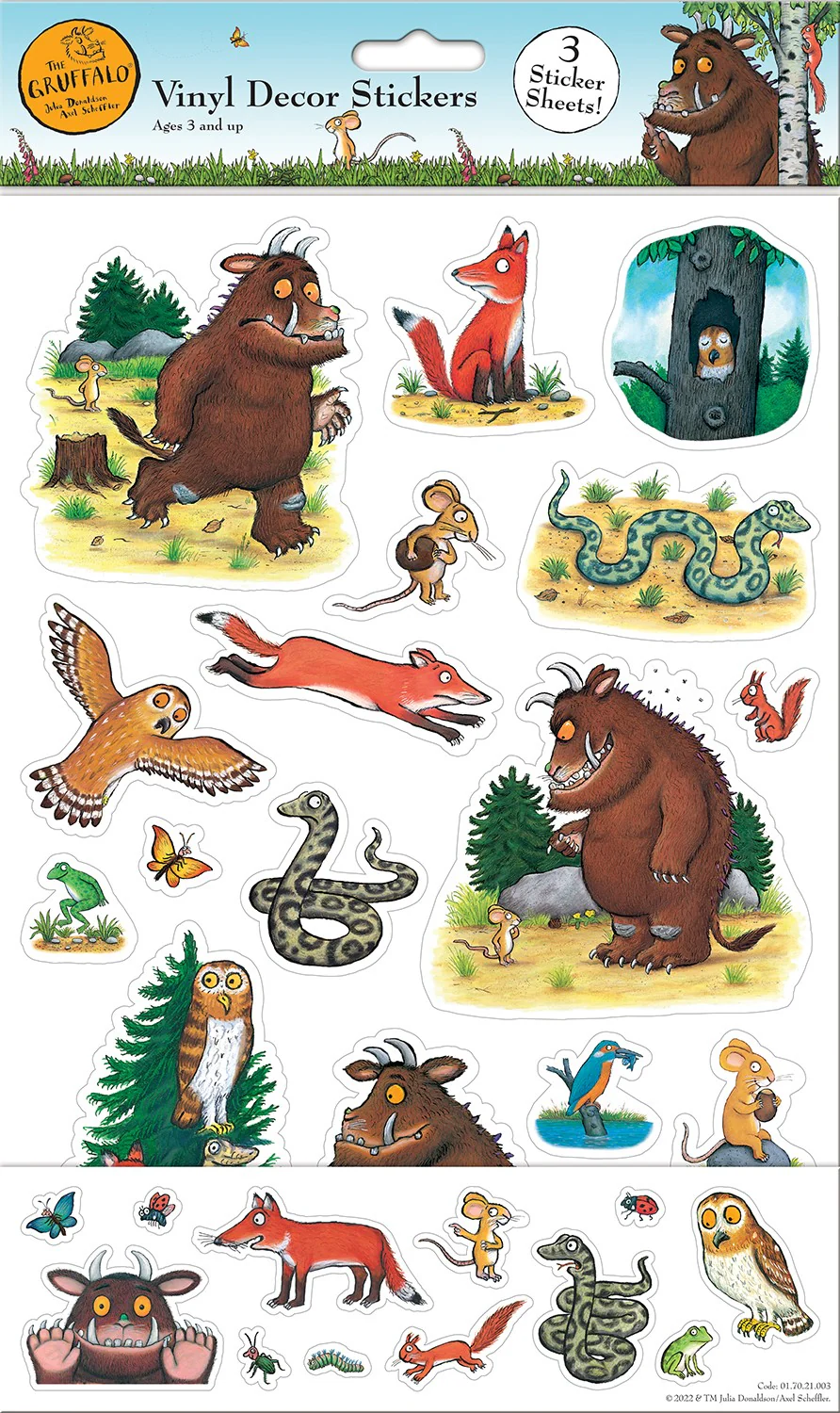 The Gruffalo Vinyl Decor Stickers