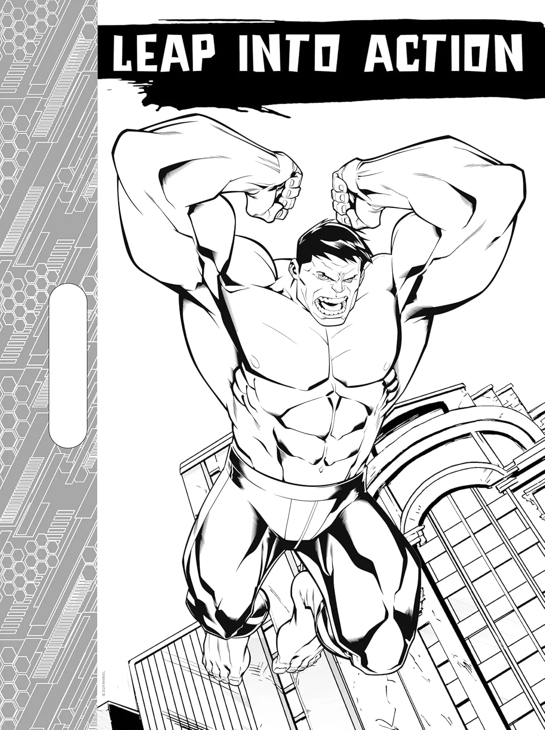 The Incredible  Hulk: Giant Colour-Me Pad - Image 4