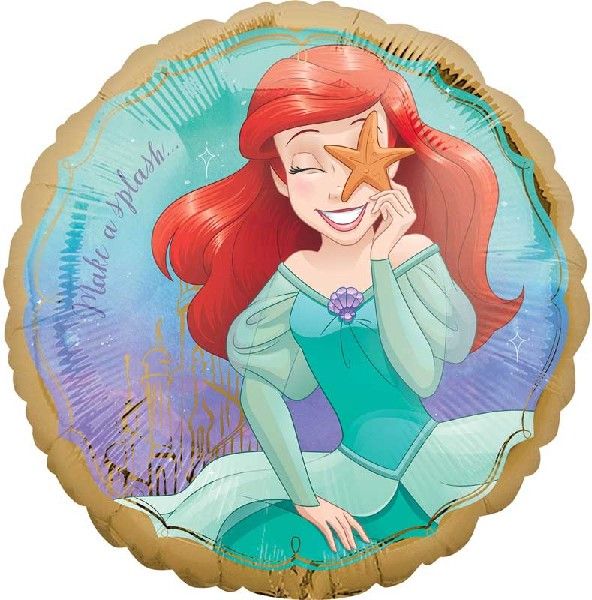 The Little Mermaid Ariel 18 Inch Foil Balloon
