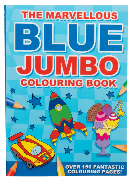 The Marvellous Blue Jumbo Colouring Book