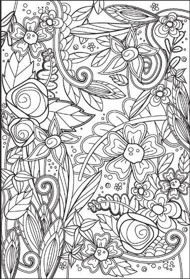 The Peaceful Colouring  Adult Colouring Book - Image 3