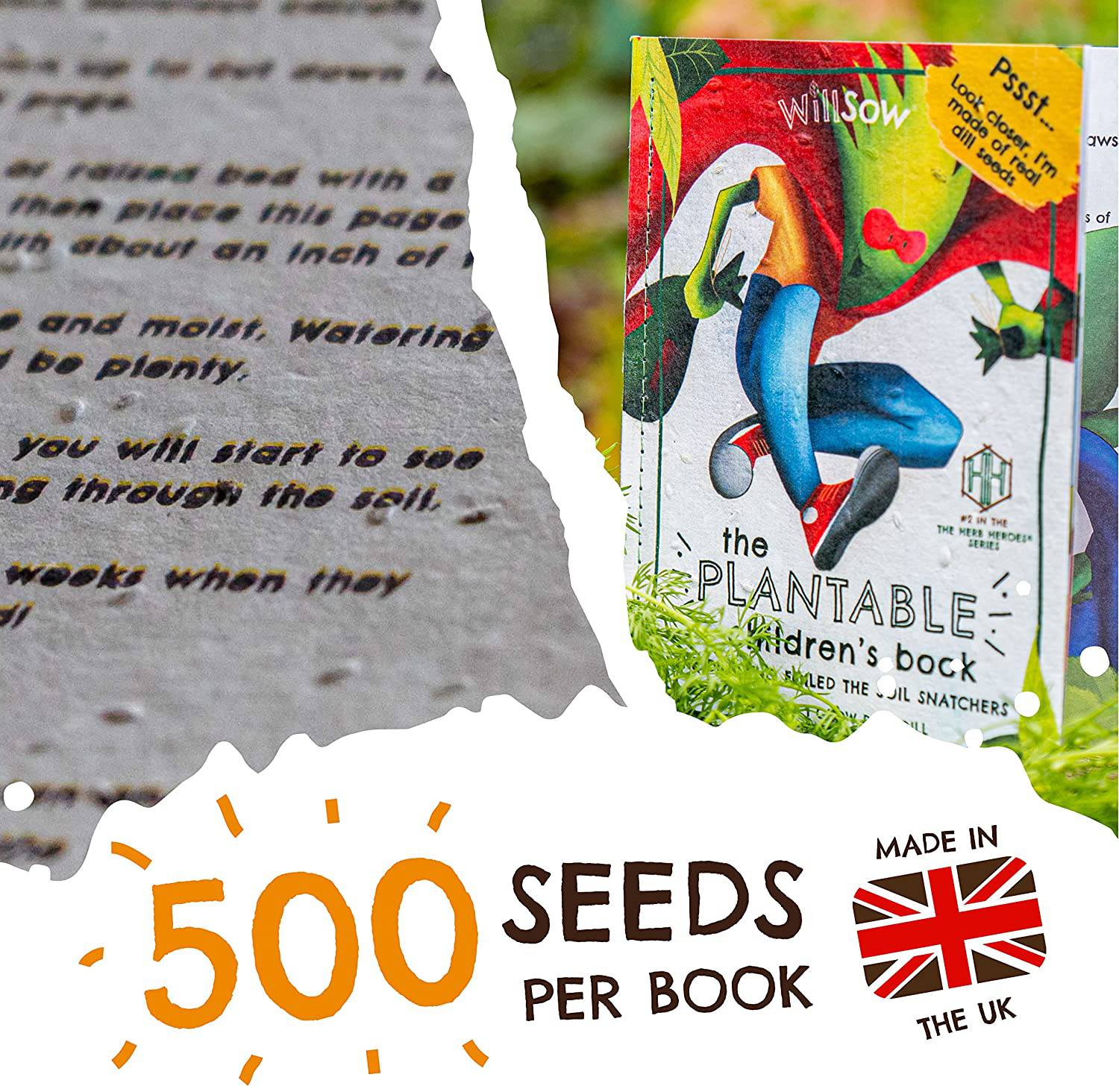 The Plantable Children's Book - The Dill Who Foiled The Soil Snatchers - Watch it grow - Image 3