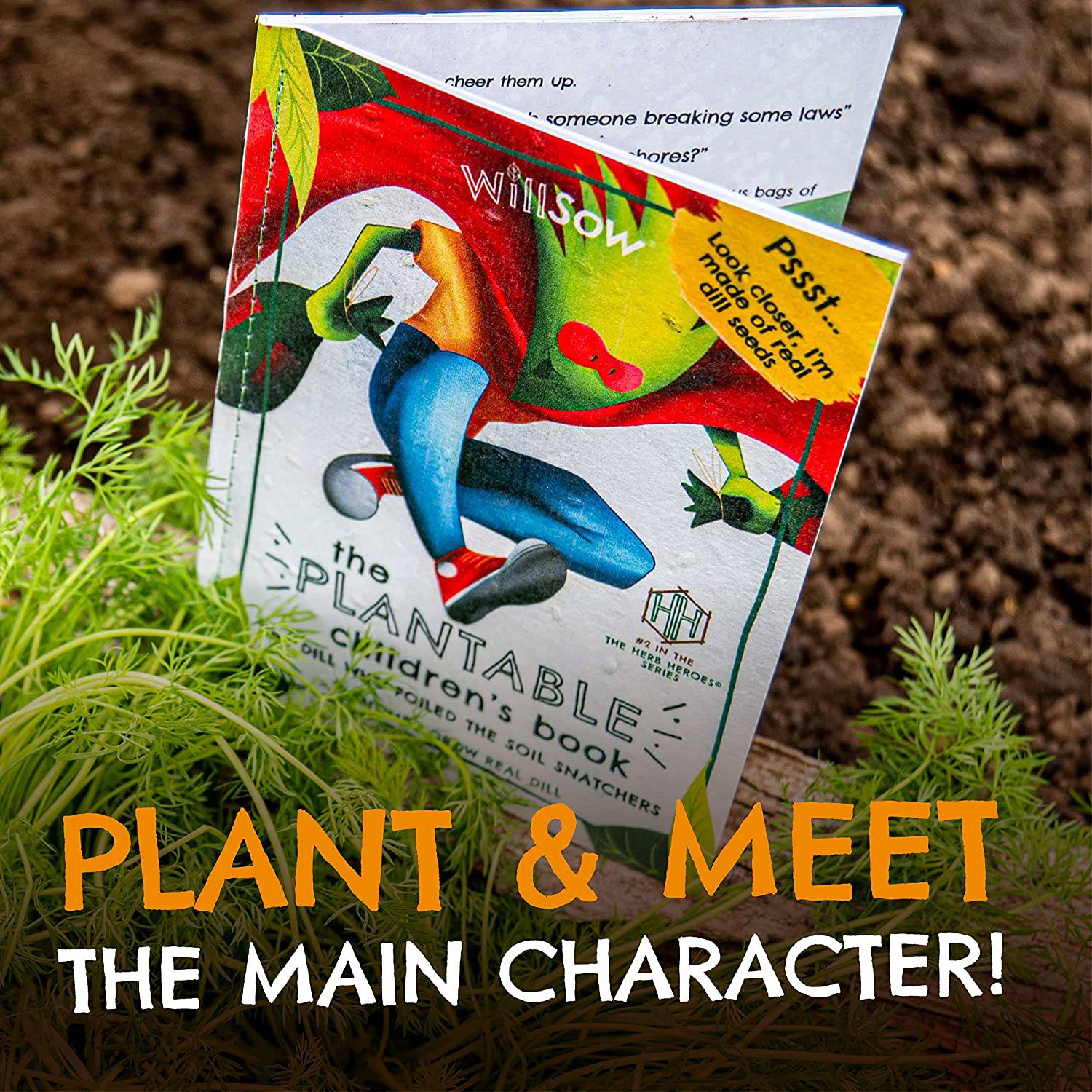 The Plantable Children's Book - The Dill Who Foiled The Soil Snatchers - Watch it grow - Image 4