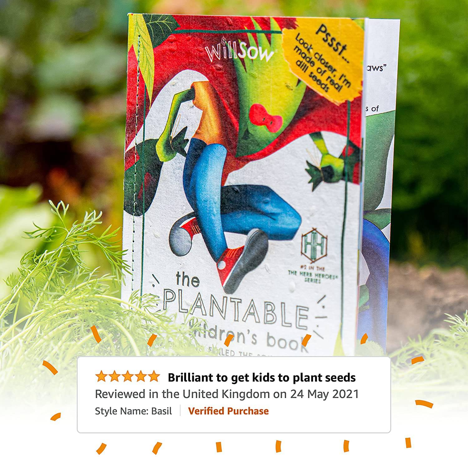 The Plantable Children's Book - The Dill Who Foiled The Soil Snatchers - Watch it grow - Image 5