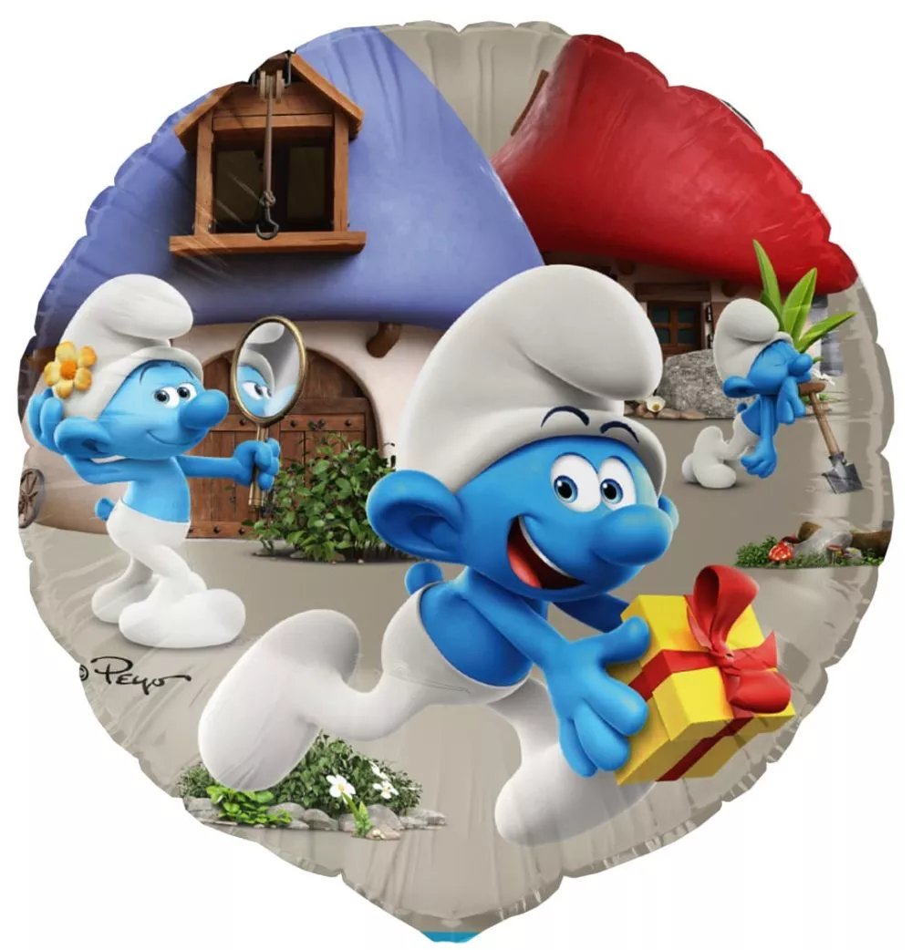 The Smurfs 45cm Birthday Party Foil Balloon