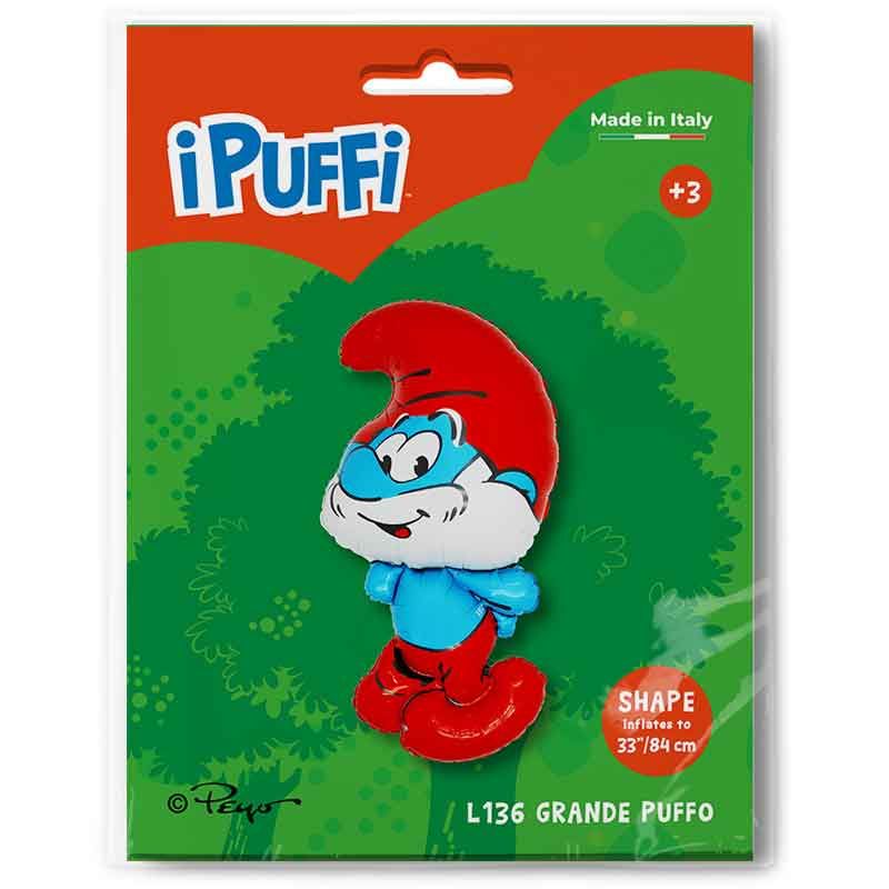 The Smurfs Papa Smurf Shaped Supersize 42 Inch Birthday Party Foil Balloon - Image 2