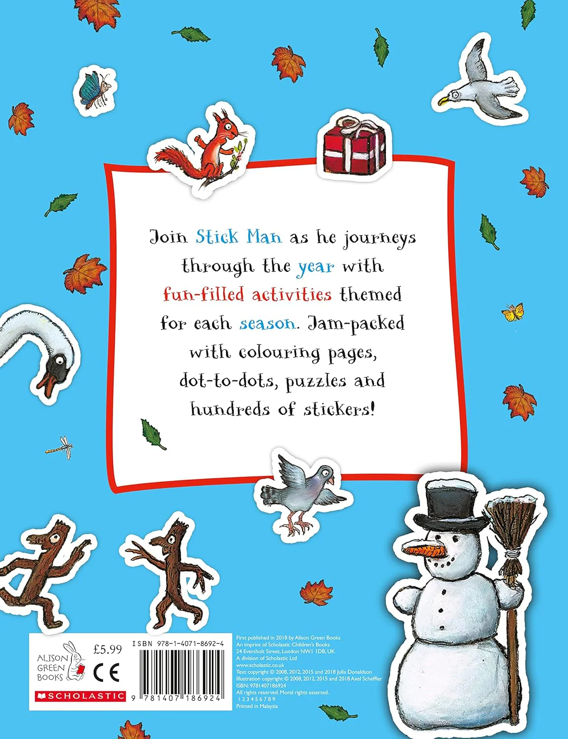 The Stick Man Sticker Activity Book - Image 2