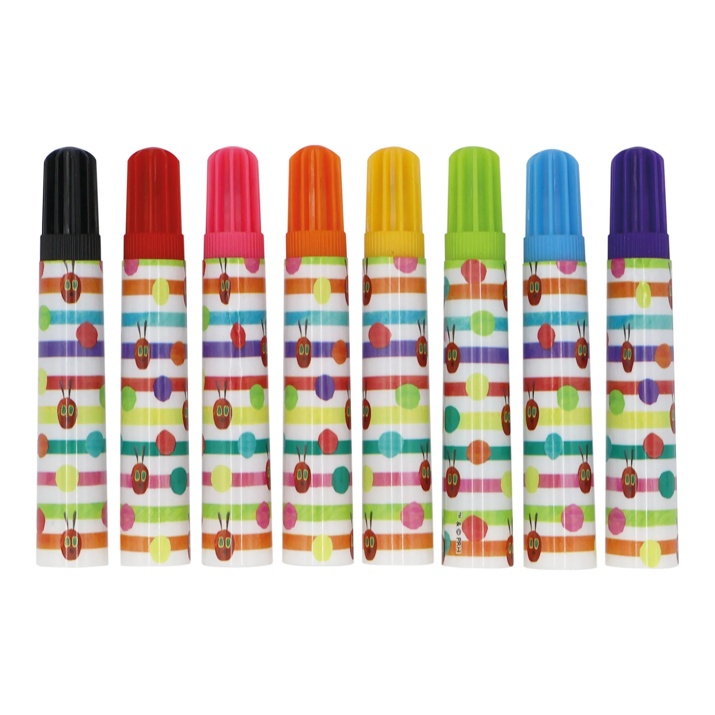 The Very Hungry Caterpillar Set of 8 Jumbo Marker Pens for Children - Image 2