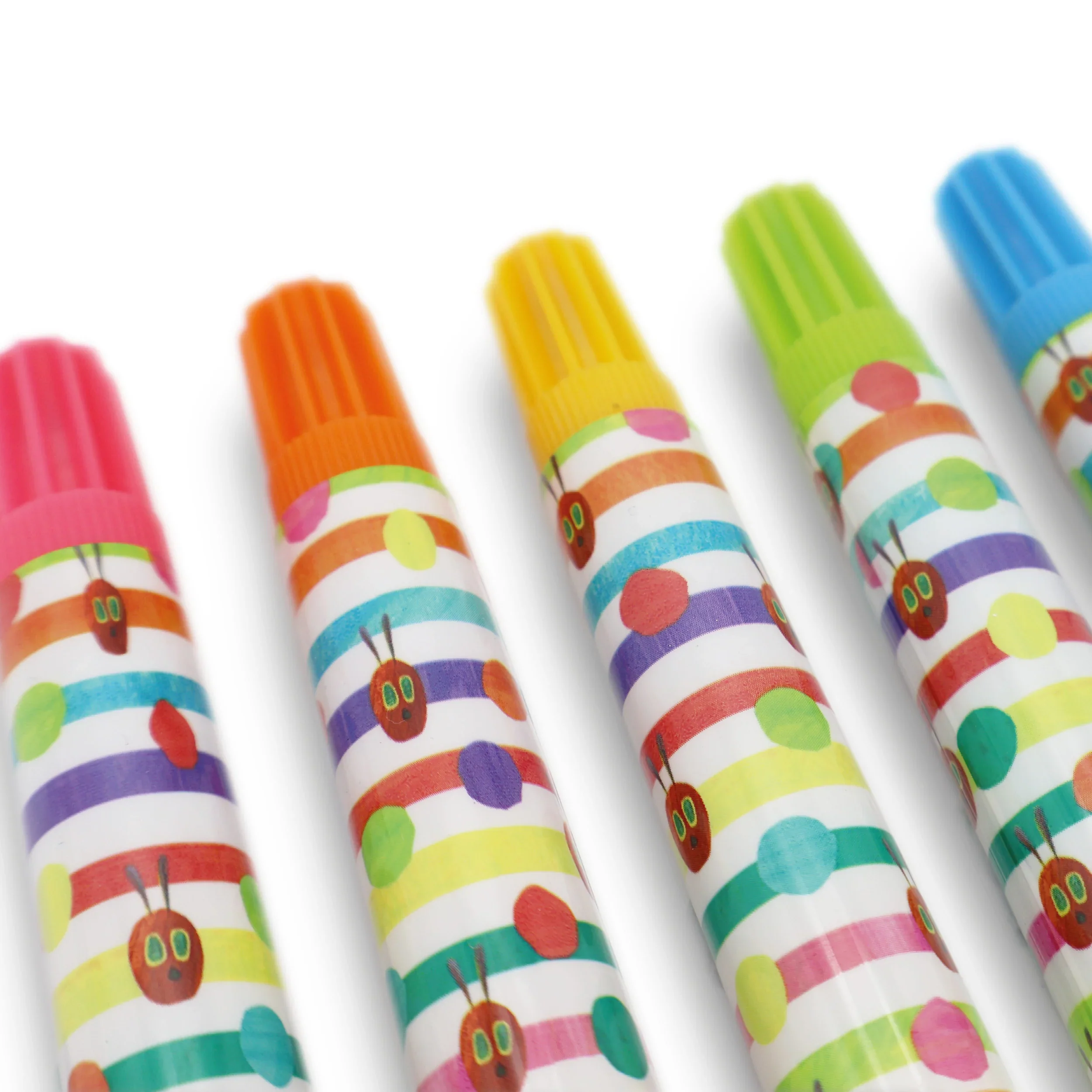The Very Hungry Caterpillar Set of 8 Jumbo Marker Pens for Children - Image 3