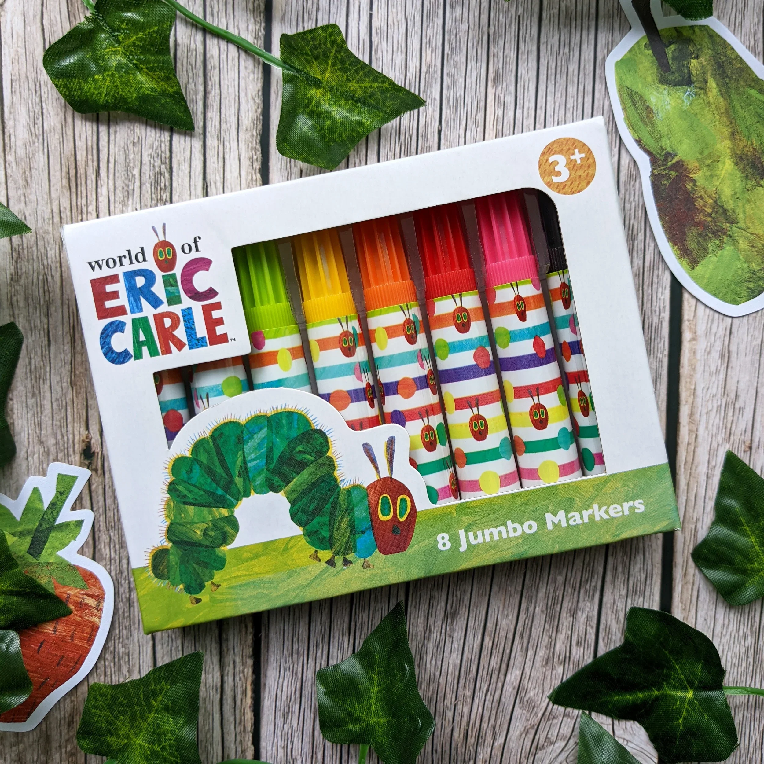 The Very Hungry Caterpillar Set of 8 Jumbo Marker Pens for Children - Image 5