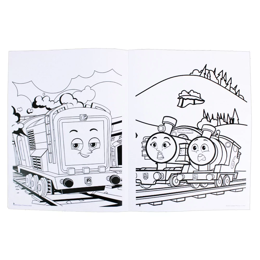 Thomas and Friends Colouring + Stickers 3 Book 24 Pages - Image 2