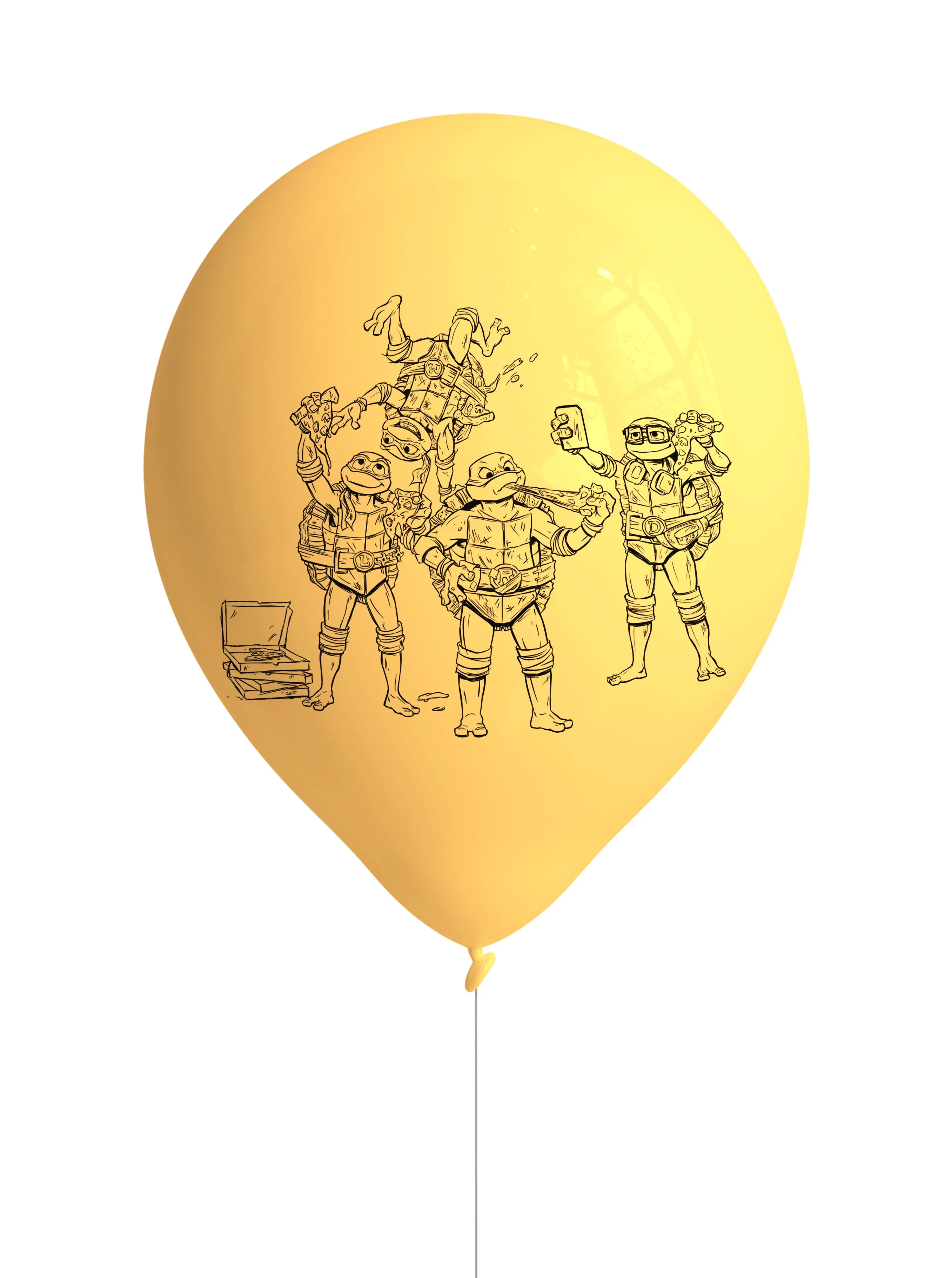 TMNT Latex Party Balloons (Pack of 8) - Image 4