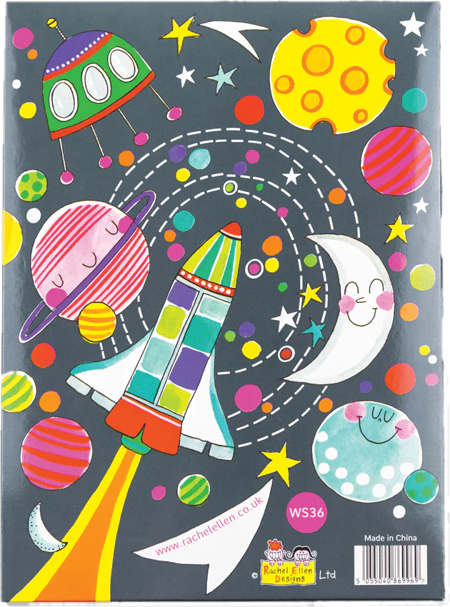 To the Moon Writing Set Wallet by Rachel Ellen Designs - Image 3