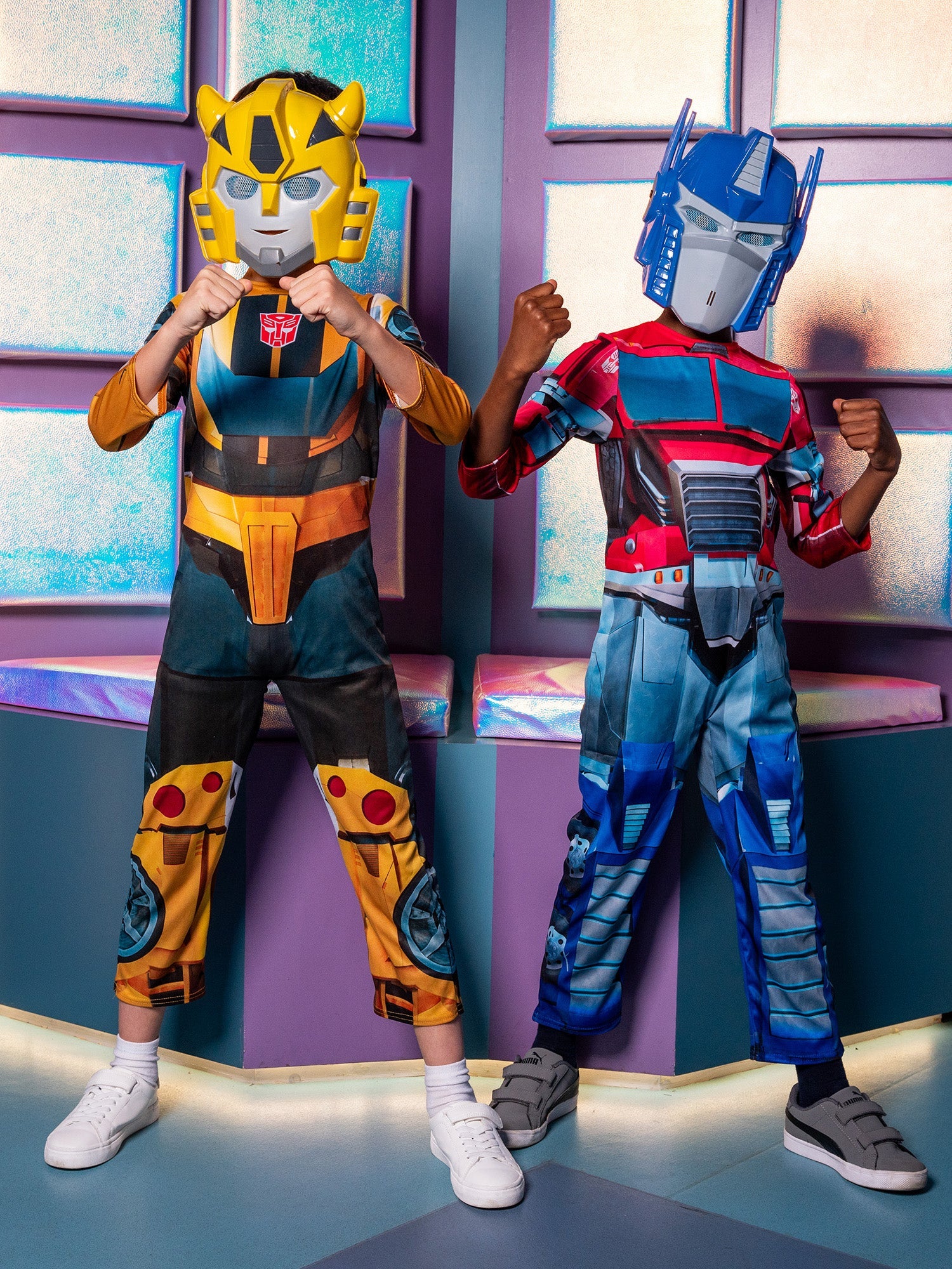 Transformers Optimus Prime Dressing Up Costume Jumpsuit & Mask - Image 10