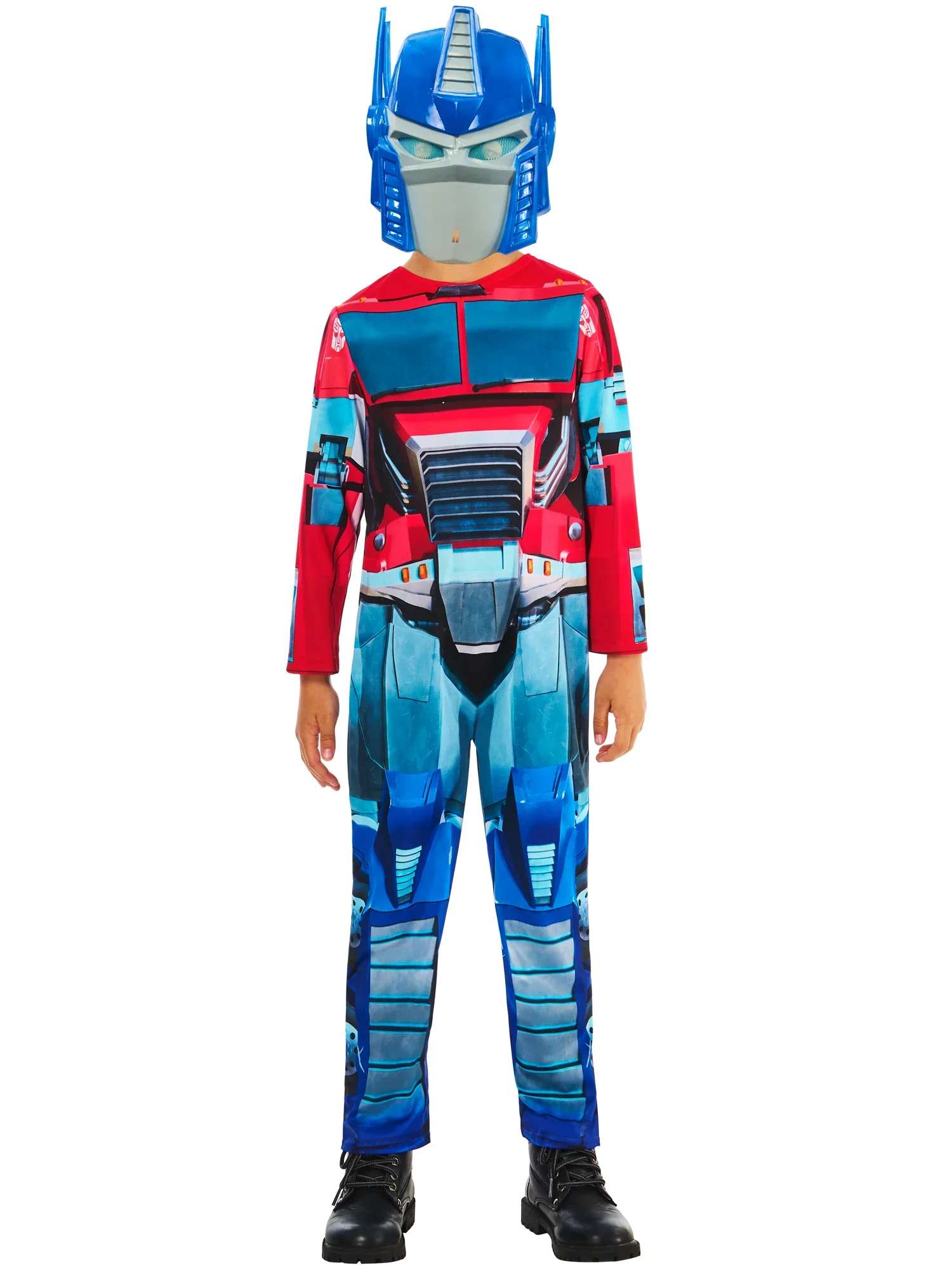 Transformers Optimus Prime Dressing Up Costume Jumpsuit & Mask - Image 3