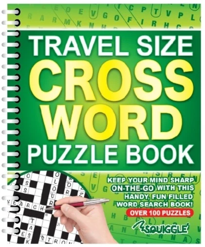 Travel Size Cross Word Puzzle Book