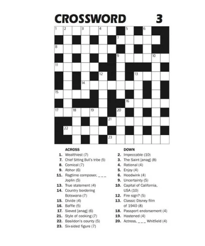 Travel Size Cross Word Puzzle Book - Image 2