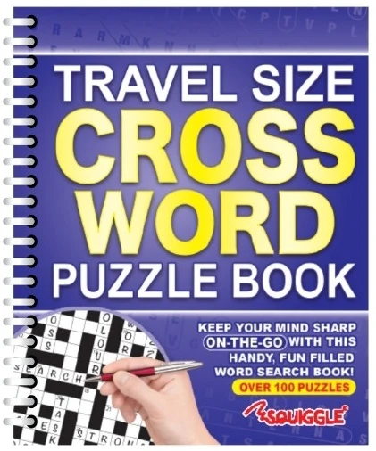 Travel Size Cross Word Puzzle Book