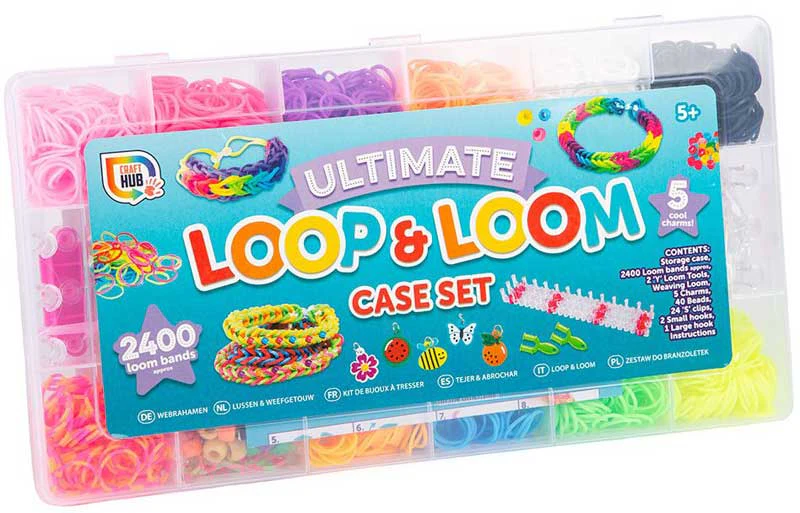 Ultimate Loom Band Jewellery Creation Set ( incudes 2400 Bands & Charms)