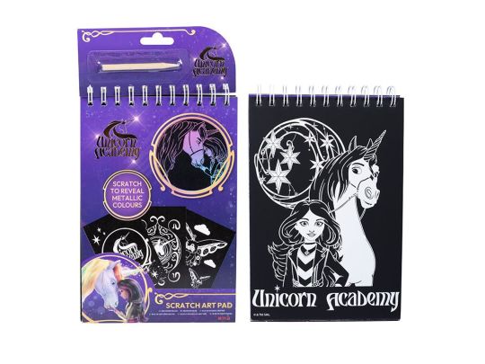 Unicorn Academy Scratch Art