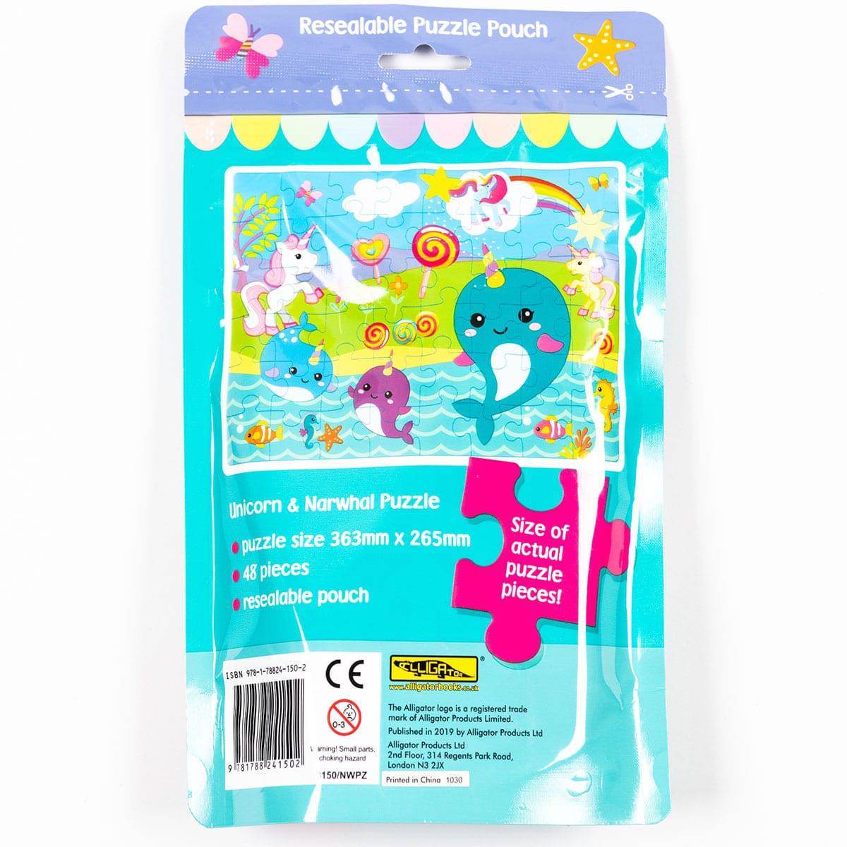 Unicorn & Narwhal Jigsaw Puzzle Bag - Image 2