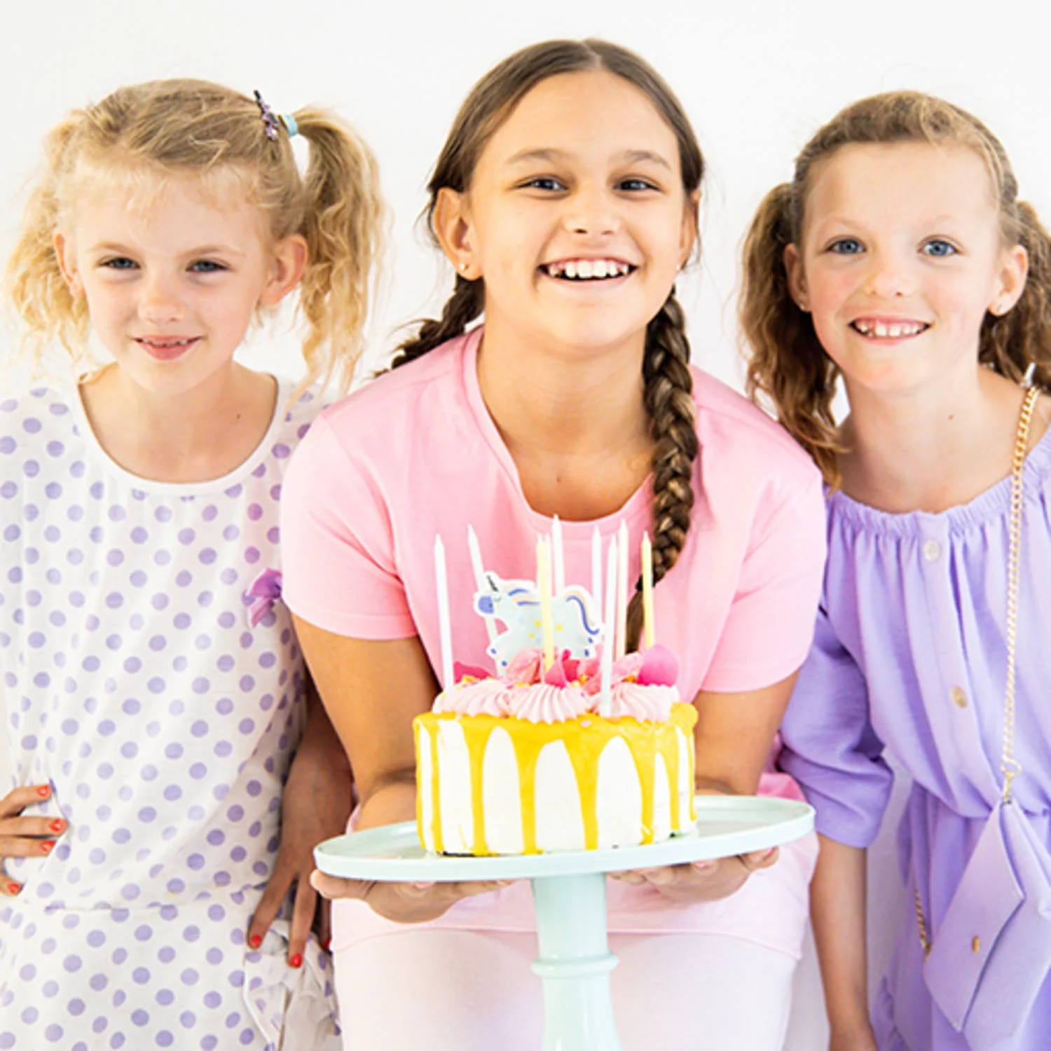 Unicorns & Rainbows Birthday Cake Candles -  (10cm, 11 pieces) - Image 4