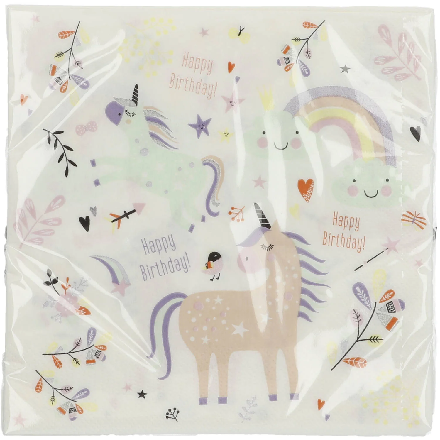 Unicorns & Rainbows Napkins (Pack of 20) - Image 3