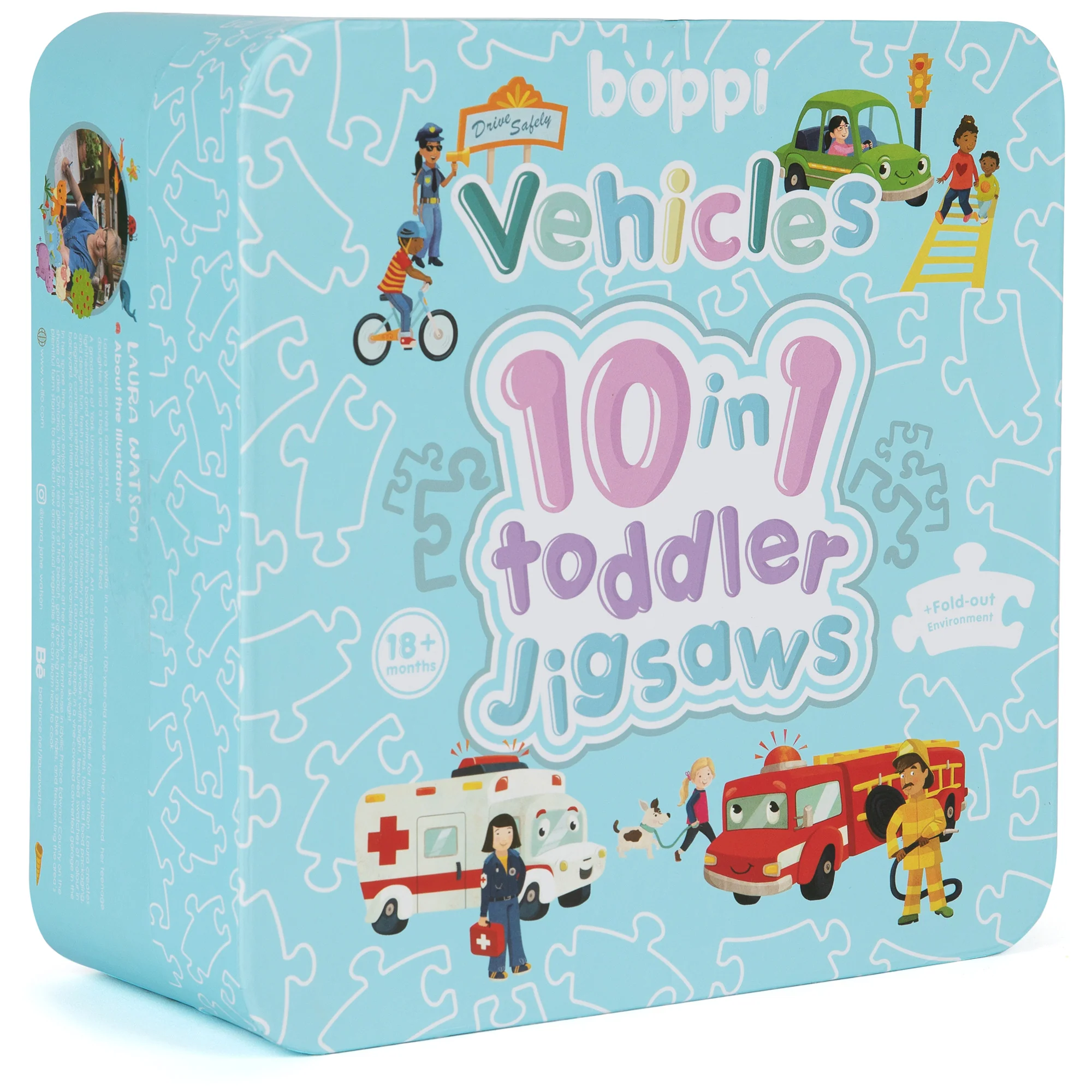 Vehicles 10 in 1 Toddler Jigsaw Puzzle - Image 10