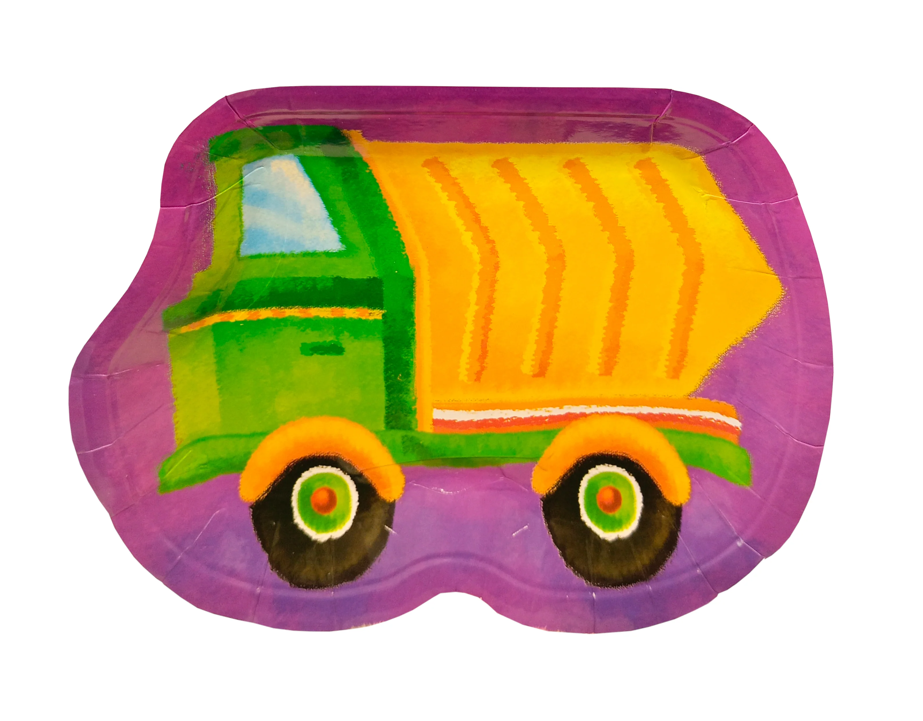 Vehicles And Wheels Party Plates (pack of 8) - Image 4