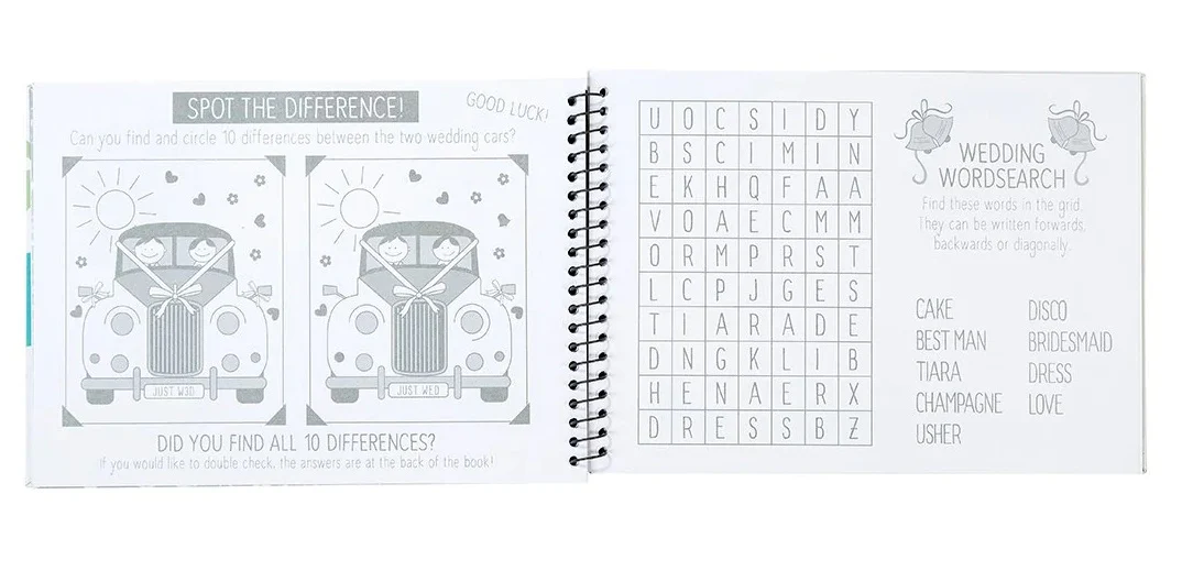 Wedding Day Activity Book for Children - Image 2