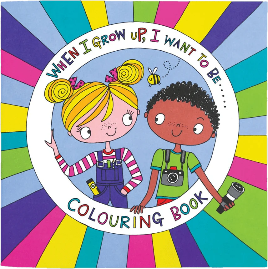 When I Grow Up, I Want To Be... Colouring Book by Rachel Ellen Designs