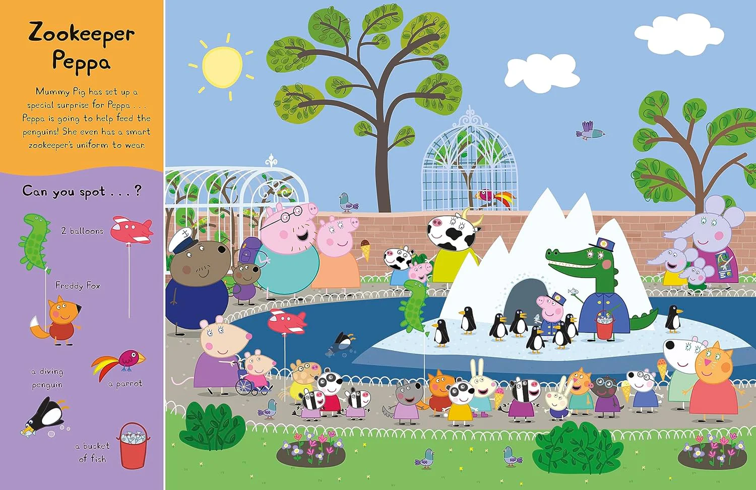 Where's Peppa's at the Zoo: A Search and Find Book - Image 4