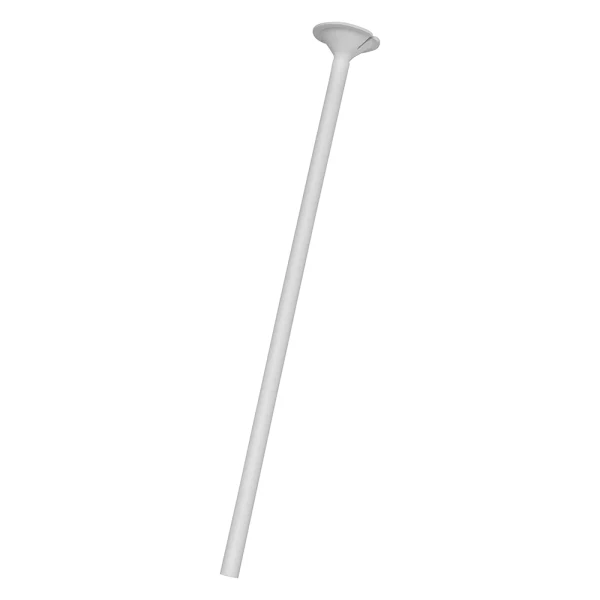 White Paper Balloon Holder Stick  with Cup, 30 cm,