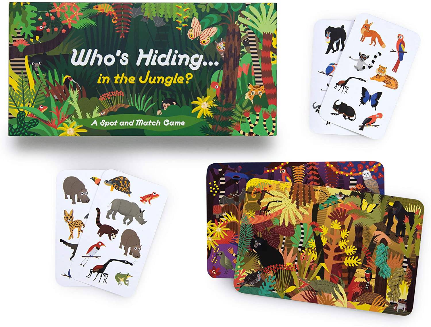 Who's Hiding in the Jungle? : A Spot and Match Game - Image 4