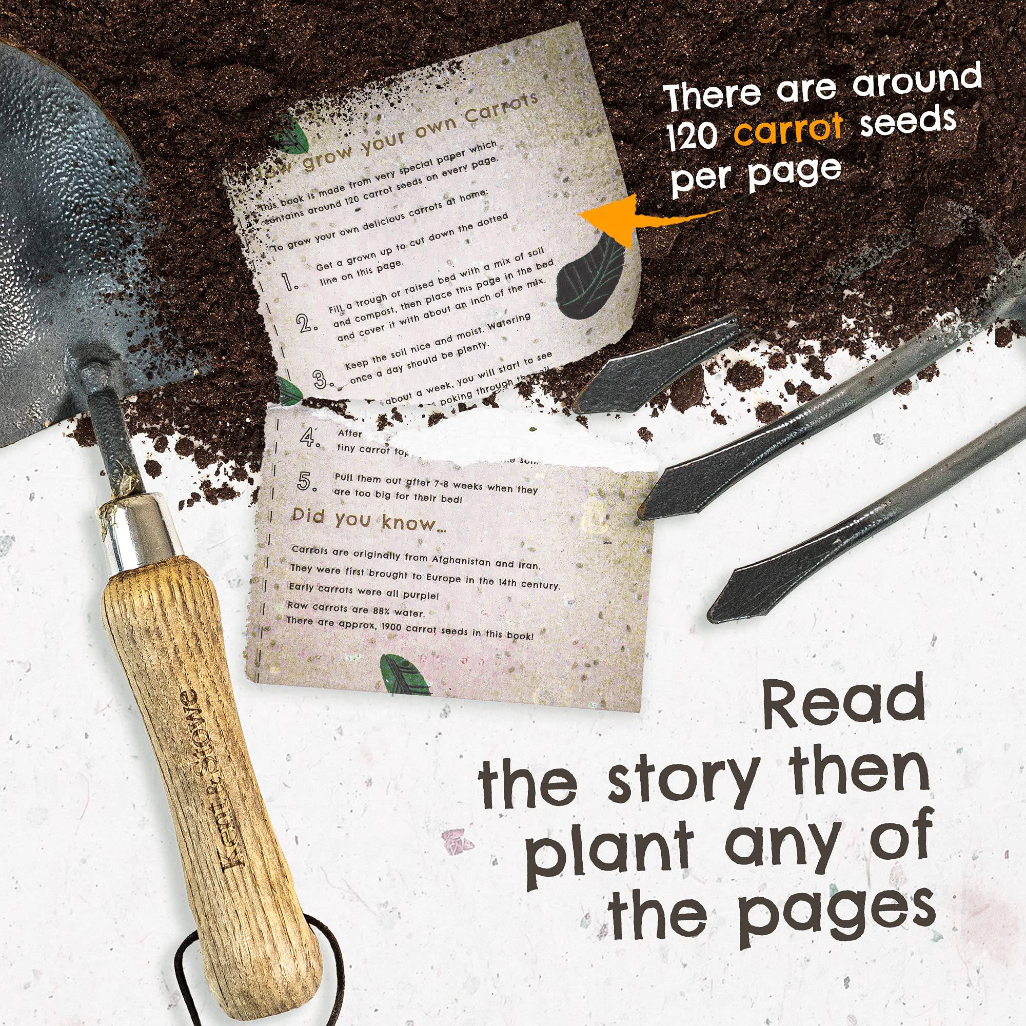 Willsow's The Plantable Children's Book - The Carrot Who Was Too Big For His Bed - Image 3
