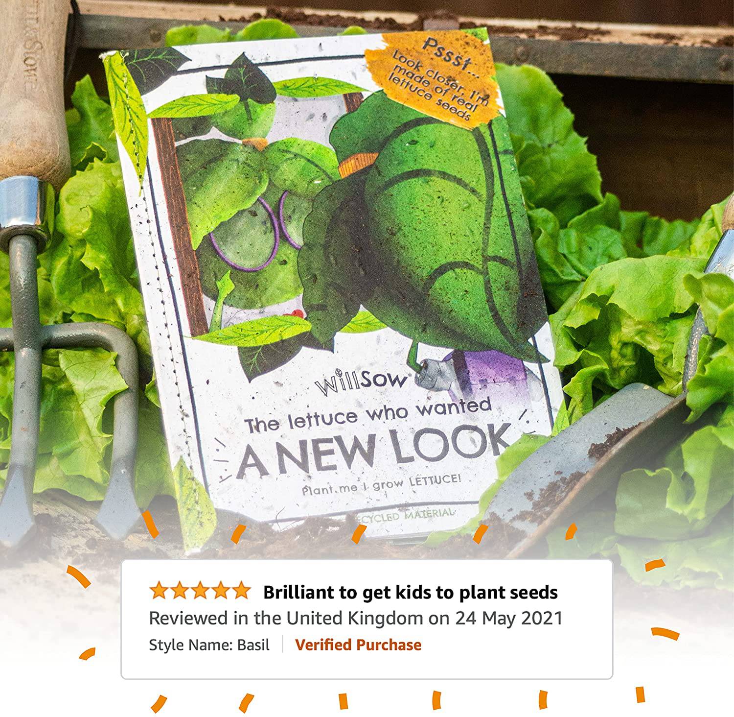 Willsow's The Plantable Children's Book - The Lettuce Who Wanted A New Look - Image 5
