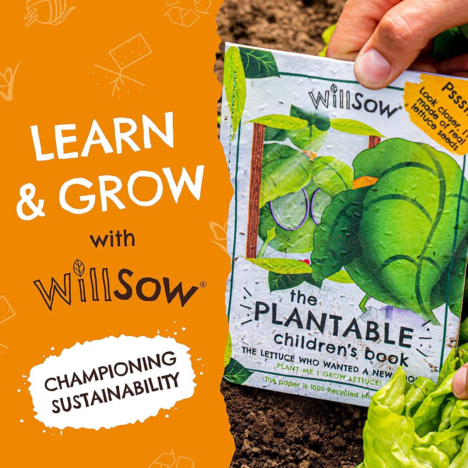 Willsow's The Plantable Children's Book - The Lettuce Who Wanted A New Look - Image 6