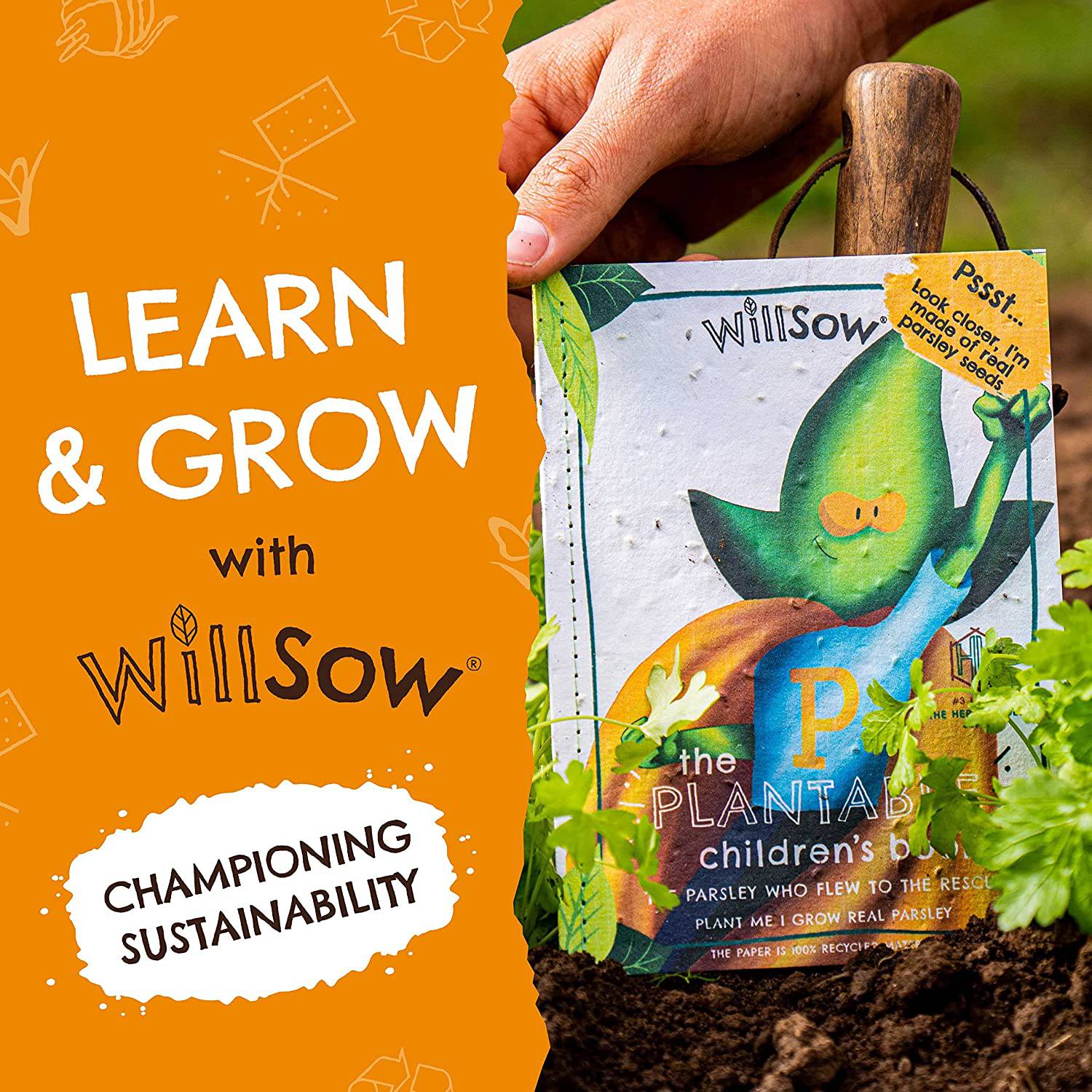 Willsow's The Plantable Children's Book - The Parsley Who Flew To The Rescue - Image 5