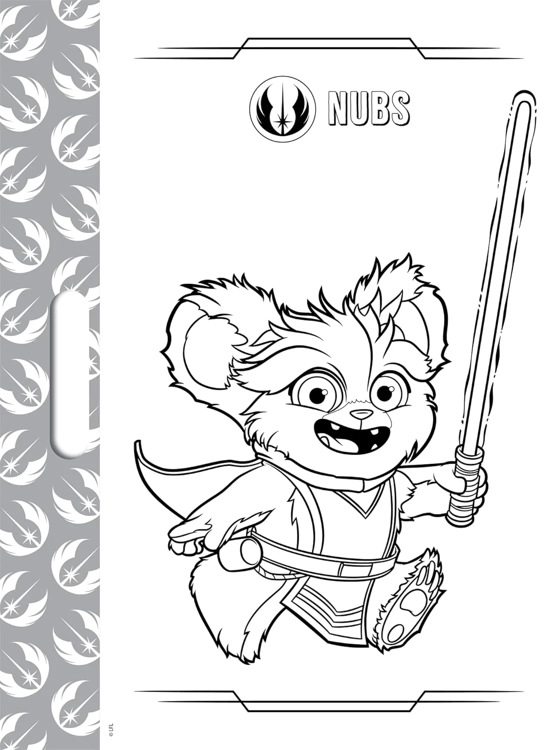 Young Jedi Adventures: Giant Colour-Me Pad - Image 3