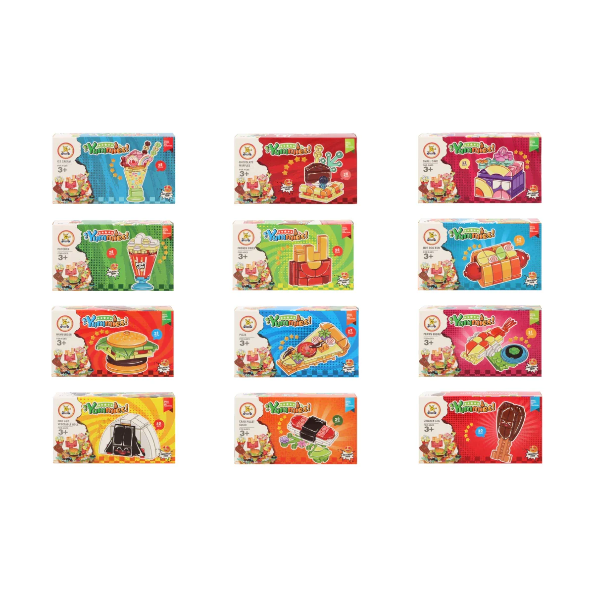 Yummies Food Building Block Brick Kits - Image 2