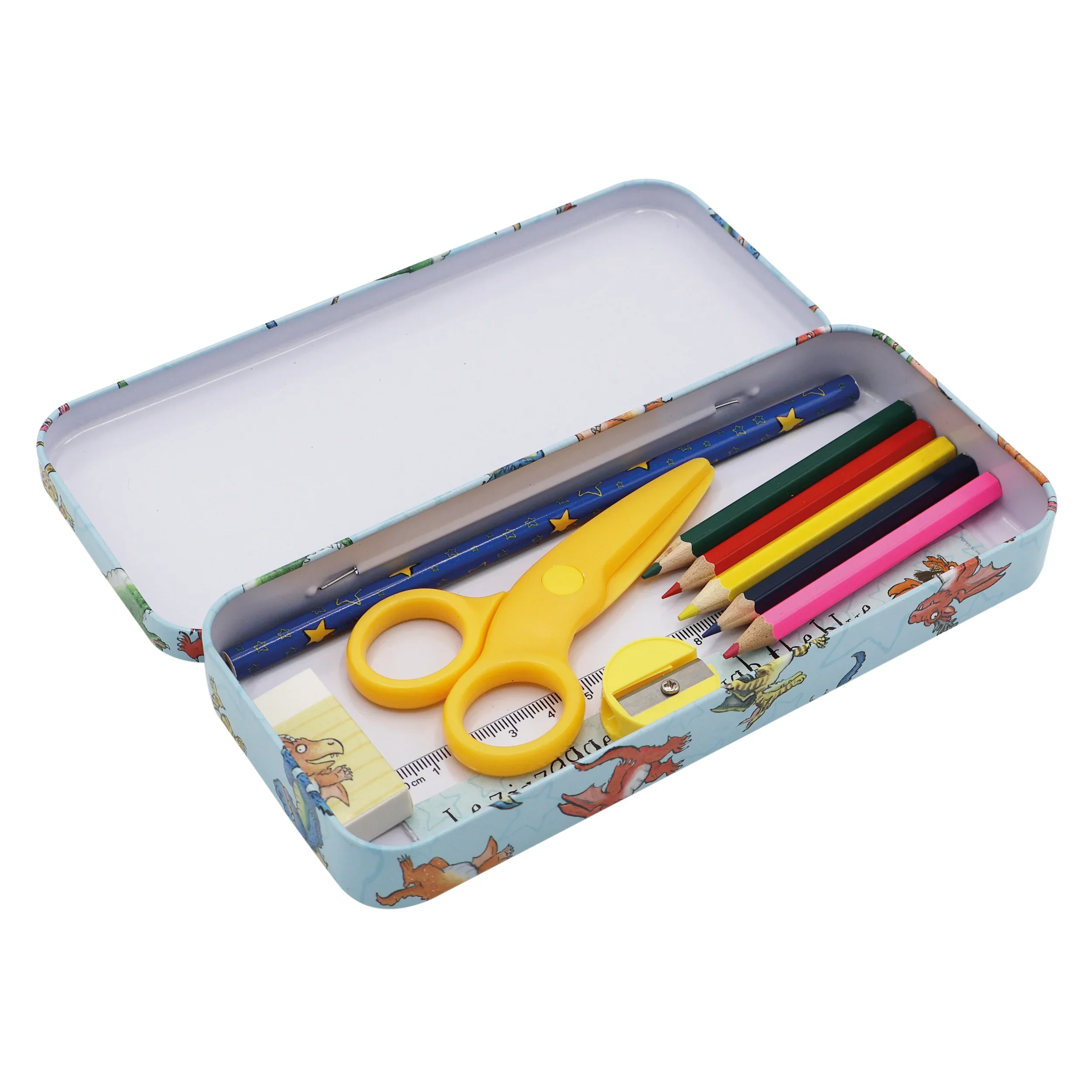 Zog Children's Stationery Tin Set - First School Stationery Set - Image 3