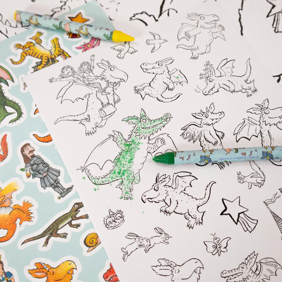 Zog Colouring Set - Crayons & Sticker Activity Kit - Image 6
